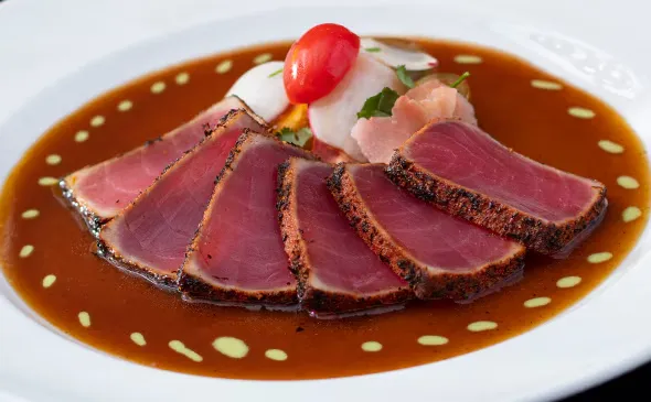 BLACKENED AHI SASHIMI