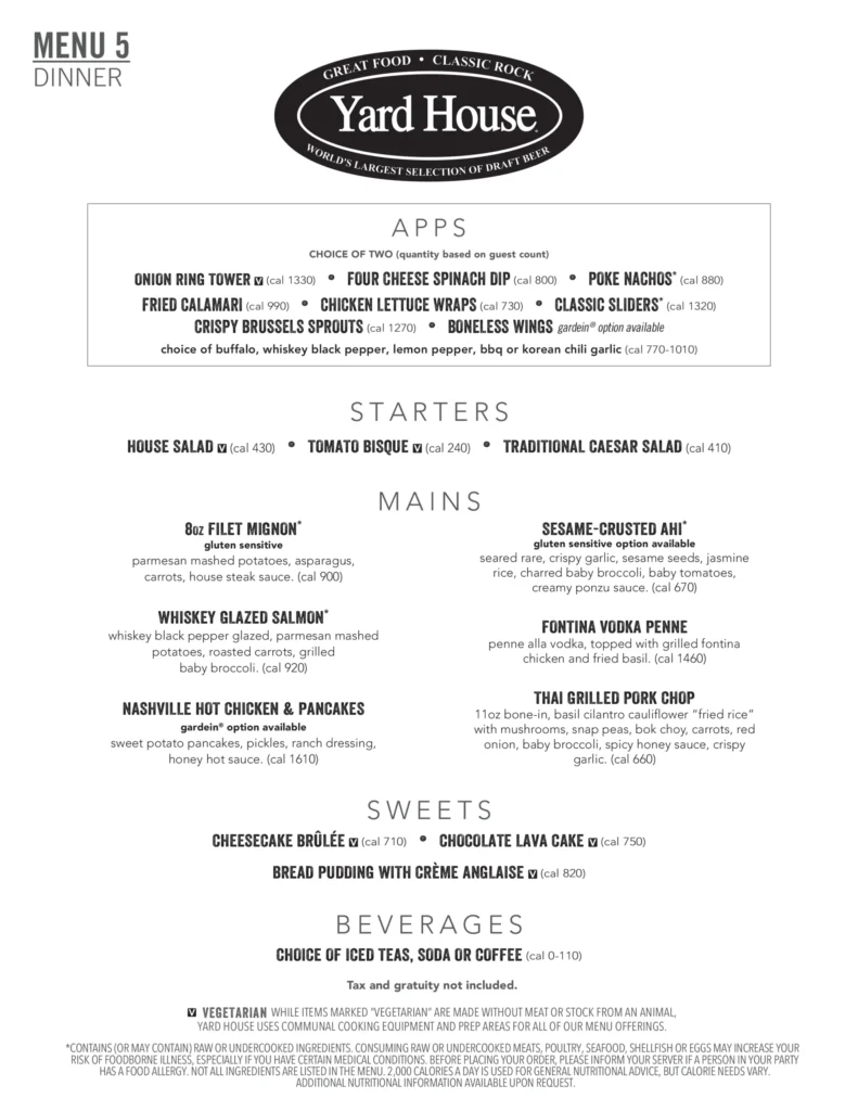Dinner Menu 3